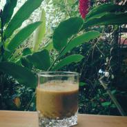 Tropical Pineapple-Kale-Papaya Smoothie