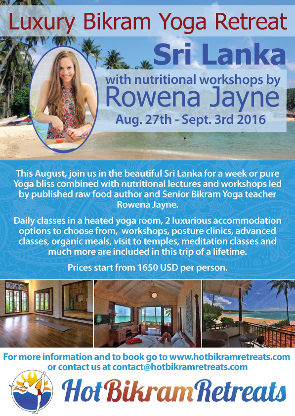 Luxury Sri Lanka Yoga Retreat with Rowena Jayne