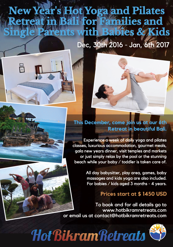 Bali New Year's Hot Yoga & Pilates Retreat