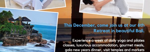 New Year’s Hot Yoga & Pilates Retreat in Bali – Families & Single Parents with Babies & Kids Welcome